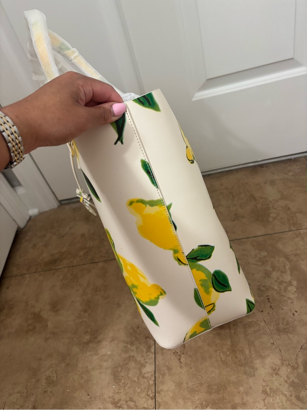 NWT Kate Spade Lemon Street Painterly Len Tote Bag - Picture 3 of 6